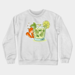 Mojito Squirrel - Mosquirrel Crewneck Sweatshirt